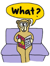 Chaneenoy funny monkey 2 sticker #5911109