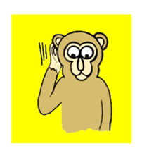 Chaneenoy funny monkey 2 sticker #5911113