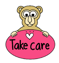 Chaneenoy funny monkey 2 sticker #5911114