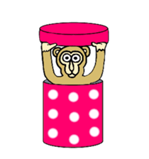 Chaneenoy funny monkey 2 sticker #5911118