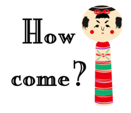 Together with KOKESHI DOLL sticker #5911662
