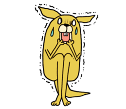 Kangaroo Go-chan sticker #5911772