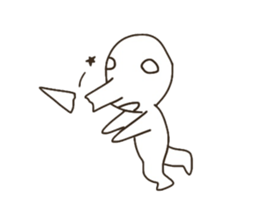 The boy that a nose is sharp. sticker #5912171