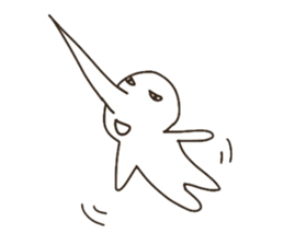 The boy that a nose is sharp. sticker #5912176