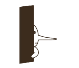 The boy that a nose is sharp. sticker #5912182