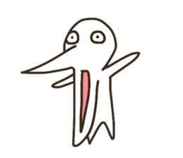 The boy that a nose is sharp. sticker #5912194