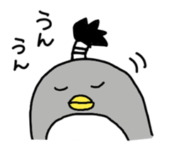 Topknot Penguin(Japanese style)2nd sticker #5912647