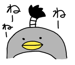 Topknot Penguin(Japanese style)2nd sticker #5912651