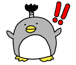 Topknot Penguin(Japanese style)2nd sticker #5912653
