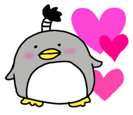 Topknot Penguin(Japanese style)2nd sticker #5912667