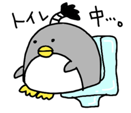 Topknot Penguin(Japanese style)2nd sticker #5912671