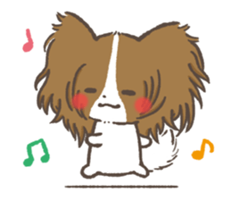 mild-Papillon sticker #5912819