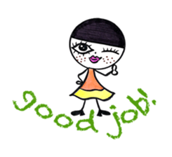 Freckle-chan sticker #5912962