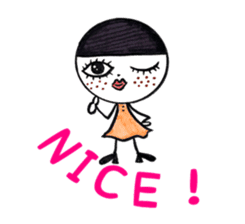 Freckle-chan sticker #5912990