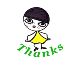 Freckle-chan sticker #5912994