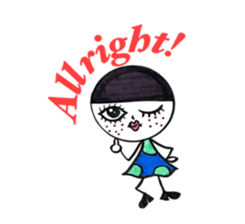 Freckle-chan sticker #5912999