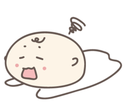 Cute baby sticker 'I love baby'.(Eng.) sticker #5913116