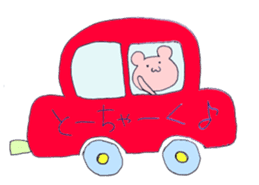 slack softly bear sticker #5913299