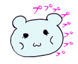 slack softly bear sticker #5913301