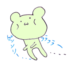 slack softly bear sticker #5913305