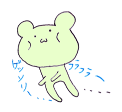 slack softly bear sticker #5913305