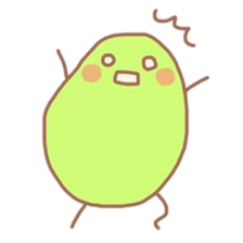 midorinomametati sticker #5914022