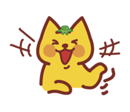 THE CAT IS ORANGE sticker #5914426