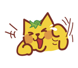 THE CAT IS ORANGE sticker #5914427