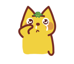 THE CAT IS ORANGE sticker #5914428