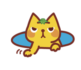 THE CAT IS ORANGE sticker #5914433