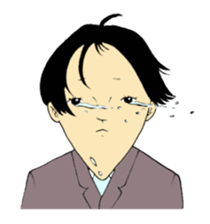 office worker Saito2 sticker #5914758