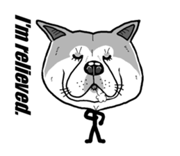 Performance of a stick dog sticker #5914938