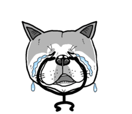 Performance of a stick dog sticker #5914939