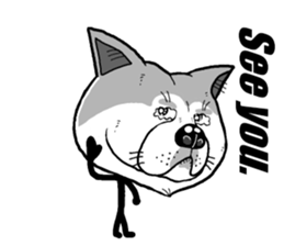 Performance of a stick dog sticker #5914966