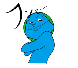 sticker of the earthian sticker #5915000