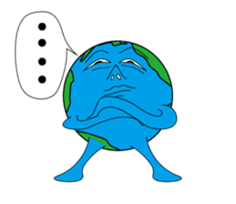 sticker of the earthian sticker #5915002