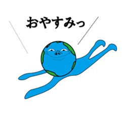 sticker of the earthian sticker #5915012