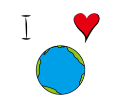 sticker of the earthian sticker #5915016