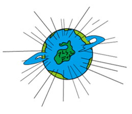 sticker of the earthian sticker #5915017