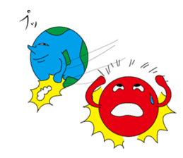 sticker of the earthian sticker #5915026