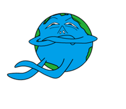 sticker of the earthian sticker #5915032