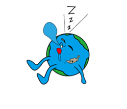 sticker of the earthian sticker #5915035