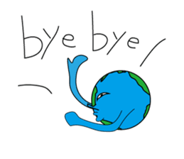 sticker of the earthian sticker #5915036