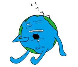 sticker of the earthian sticker #5915038