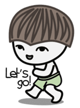 Cute little Edward sticker #5915720