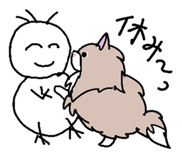 PunPun insect (part-time job Ver.) sticker #5915796