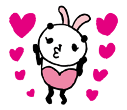 Every day of a panda- bunny2 - sticker #5915923