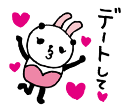 Every day of a panda- bunny2 - sticker #5915925