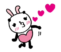 Every day of a panda- bunny2 - sticker #5915929