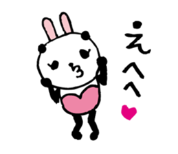 Every day of a panda- bunny2 - sticker #5915939